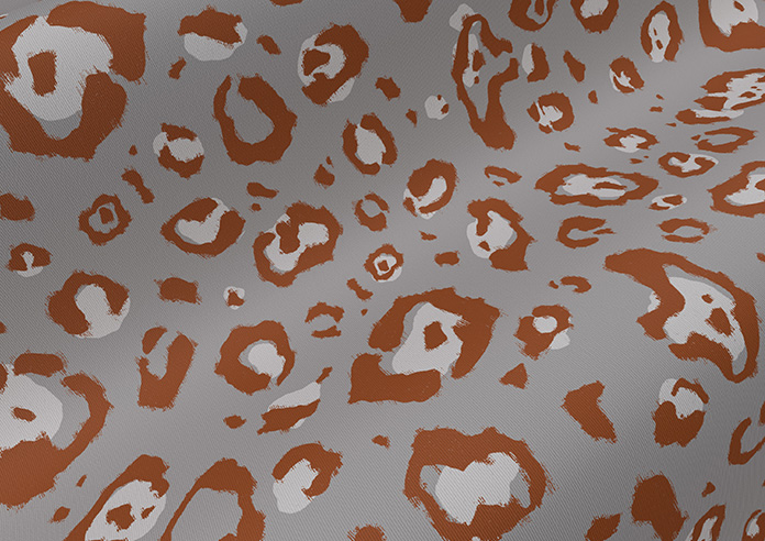 Leopard Luxe, Rust - Roller Blind - Image 4